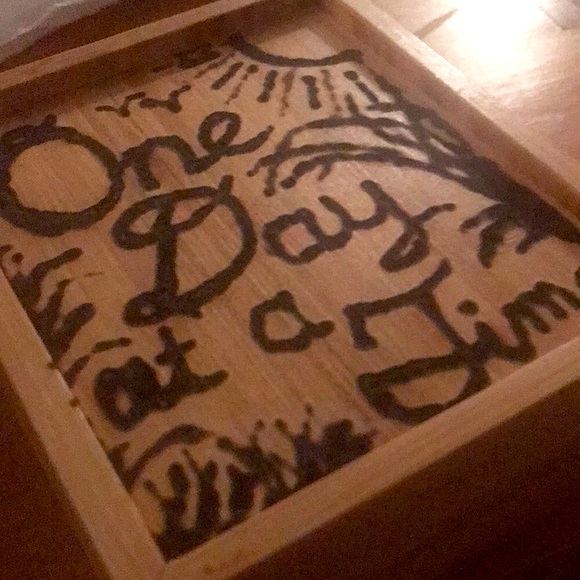 Handmade Solar Burned Art: One Day at a Time - Picture 3 of 5